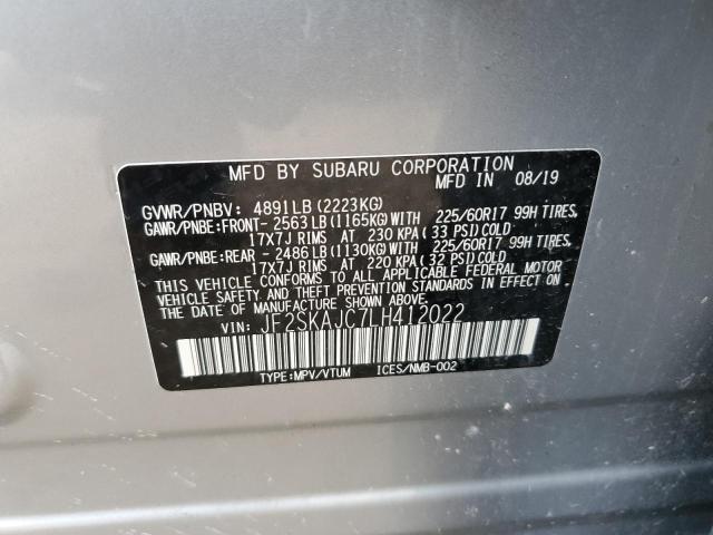 Photo 12 VIN: JF2SKAJC7LH412022 - SUBARU FORESTER P 