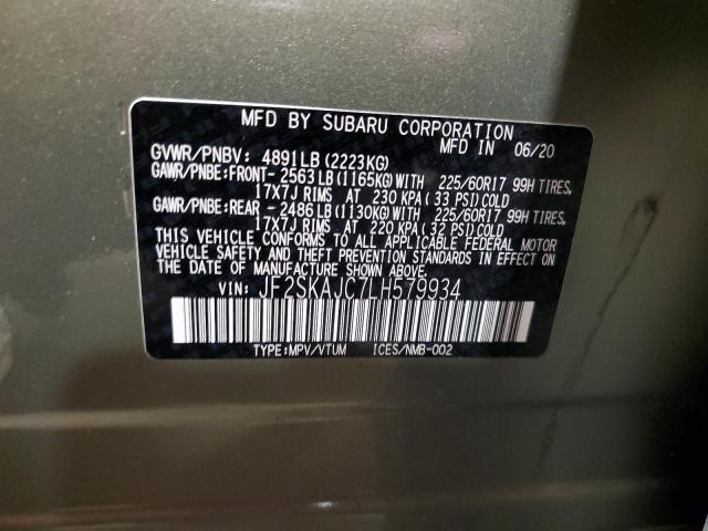 Photo 12 VIN: JF2SKAJC7LH579934 - SUBARU FORESTER 