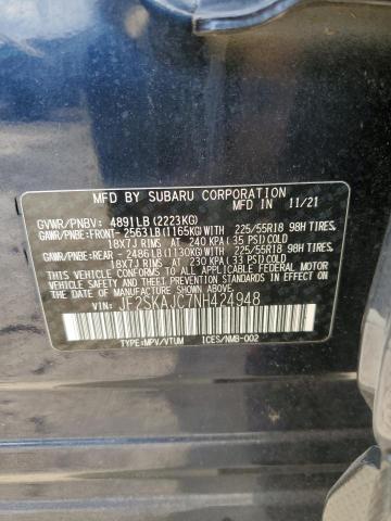 Photo 13 VIN: JF2SKAJC7NH424948 - SUBARU FORESTER S 