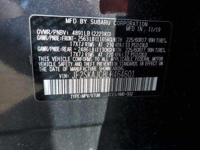 Photo 12 VIN: JF2SKAJC8LH464601 - SUBARU FORESTER P 