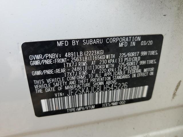 Photo 11 VIN: JF2SKAJC8LH545226 - SUBARU FORESTER P 