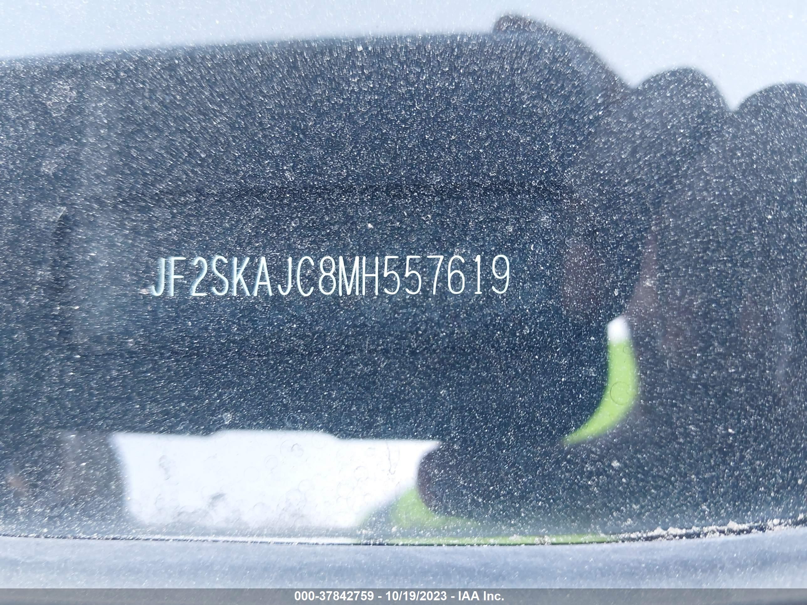 Photo 8 VIN: JF2SKAJC8MH557619 - SUBARU FORESTER 