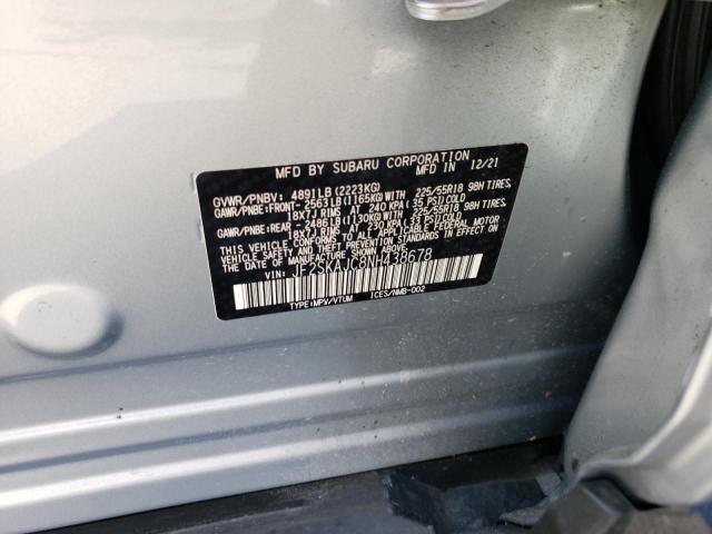 Photo 12 VIN: JF2SKAJC8NH438678 - SUBARU FORESTER 