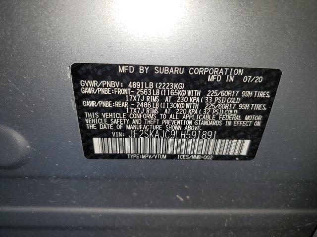 Photo 12 VIN: JF2SKAJC9LH591891 - SUBARU FORESTER P 