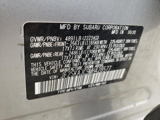 Photo 11 VIN: JF2SKAJC9MH428577 - SUBARU FORESTER P 