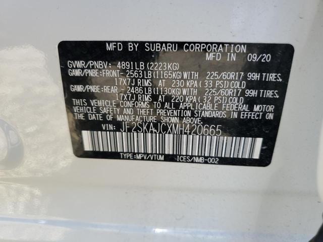 Photo 12 VIN: JF2SKAJCXMH420665 - SUBARU FORESTER 