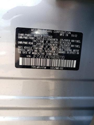 Photo 12 VIN: JF2SKAJCXPH409220 - SUBARU FORESTER S 