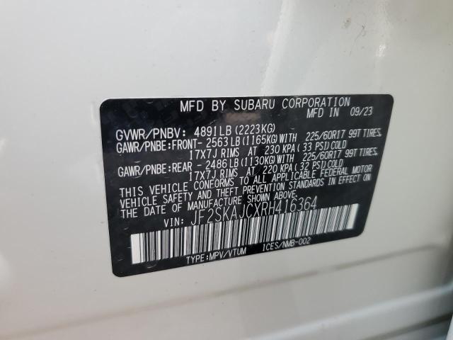 Photo 11 VIN: JF2SKAJCXRH416364 - SUBARU FORESTER 