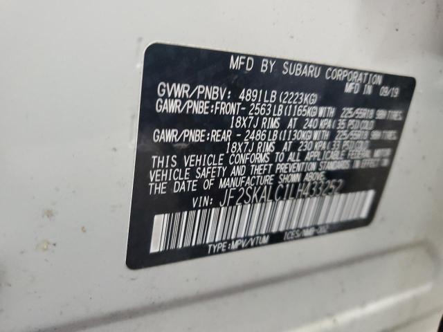 Photo 11 VIN: JF2SKALC1LH433252 - SUBARU FORESTER S 