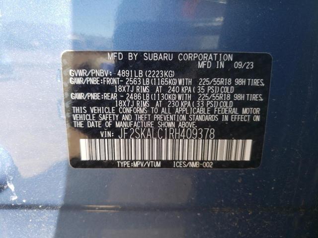 Photo 12 VIN: JF2SKALC1RH409378 - SUBARU FORESTER L 