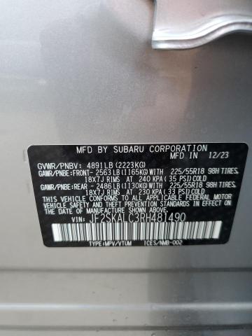 Photo 13 VIN: JF2SKALC3RH481490 - SUBARU FORESTER L 