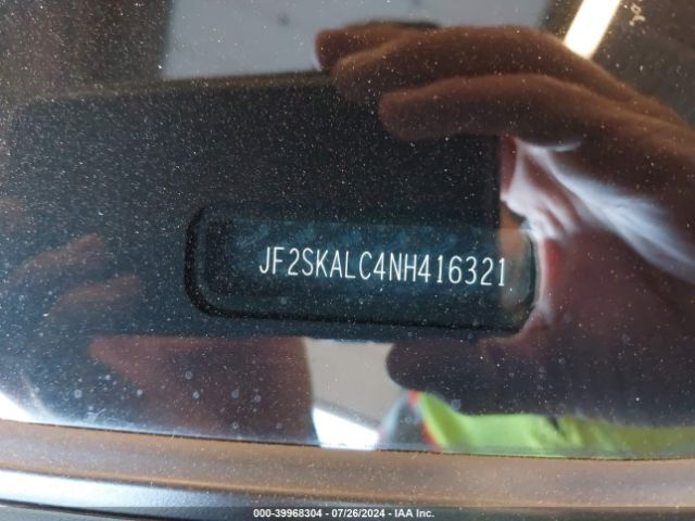 Photo 8 VIN: JF2SKALC4NH416321 - SUBARU FORESTER 