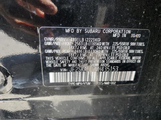 Photo 12 VIN: JF2SKALC7MH435153 - SUBARU FORESTER S 