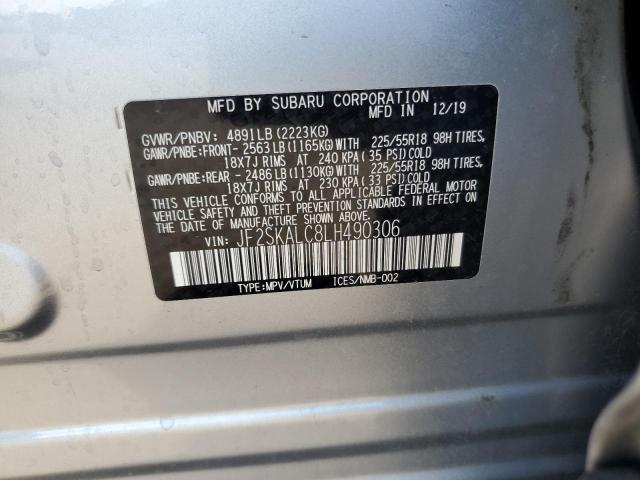 Photo 12 VIN: JF2SKALC8LH490306 - SUBARU FORESTER S 