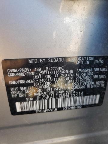 Photo 12 VIN: JF2SKALCXMH436314 - SUBARU FORESTER S 