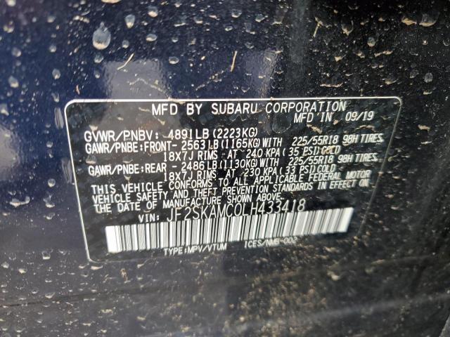 Photo 9 VIN: JF2SKAMC0LH433418 - SUBARU FORESTER S 