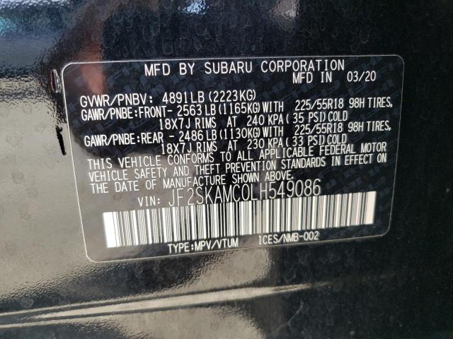 Photo 12 VIN: JF2SKAMC0LH549086 - SUBARU FORESTER 