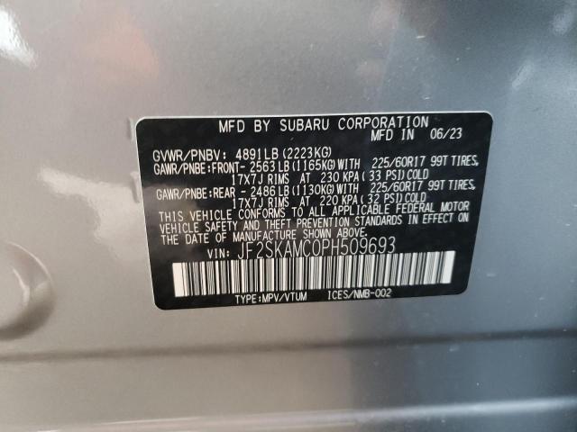 Photo 11 VIN: JF2SKAMC0PH509693 - SUBARU FORESTER 