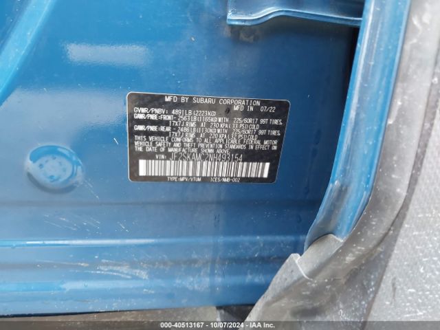 Photo 8 VIN: JF2SKAMC2NH493154 - SUBARU FORESTER 