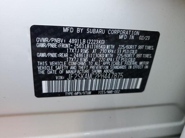 Photo 11 VIN: JF2SKAMC2PH447875 - SUBARU FORESTER W 