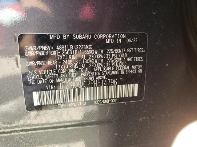 Photo 11 VIN: JF2SKAMC2PH514796 - SUBARU FORESTER 