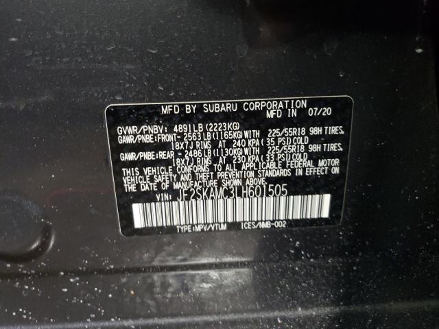 Photo 9 VIN: JF2SKAMC3LH601505 - SUBARU FORESTER S 