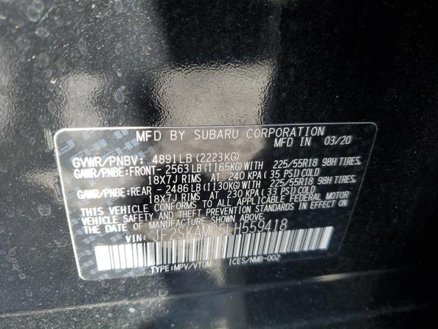 Photo 12 VIN: JF2SKAMC5LH559418 - SUBARU FORESTER S 