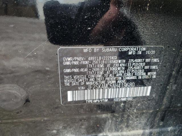 Photo 12 VIN: JF2SKAMC5NH419680 - SUBARU FORESTER W 