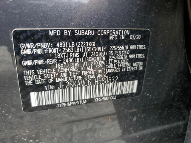 Photo 11 VIN: JF2SKAMC6LH588832 - SUBARU FORESTER S 