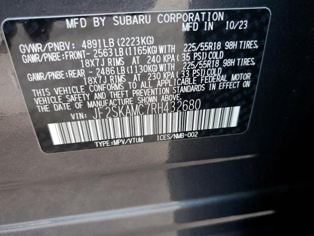 Photo 13 VIN: JF2SKAMC7RH432680 - SUBARU FORESTER T 