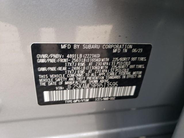 Photo 13 VIN: JF2SKAMC9PH513595 - SUBARU FORESTER 