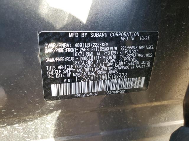 Photo 13 VIN: JF2SKAPC0NH406928 - SUBARU FORESTER L 