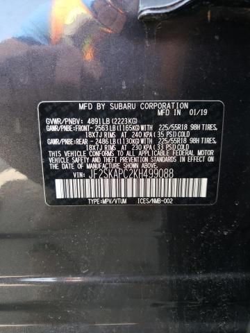 Photo 13 VIN: JF2SKAPC2KH499088 - SUBARU FORESTER S 