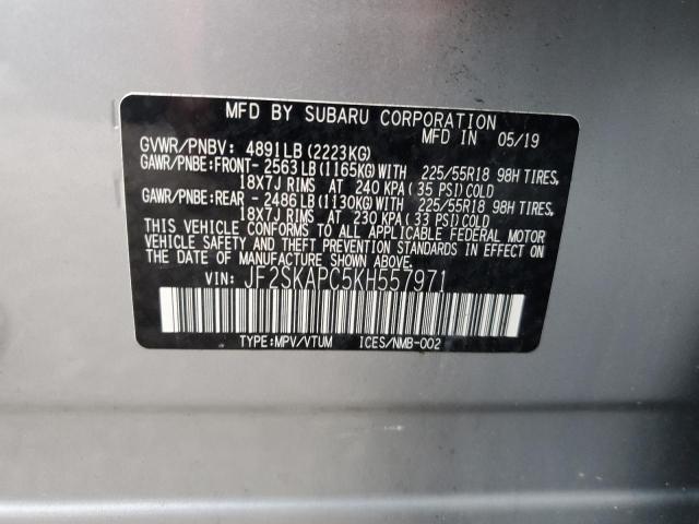 Photo 12 VIN: JF2SKAPC5KH557971 - SUBARU FORESTER 