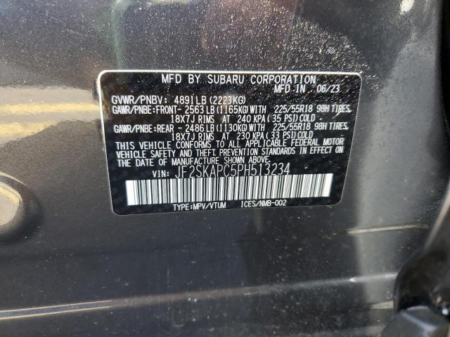 Photo 12 VIN: JF2SKAPC5PH513234 - SUBARU FORESTER 