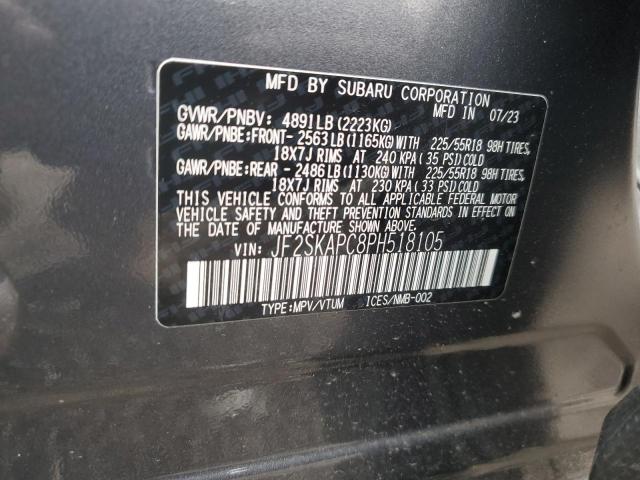 Photo 12 VIN: JF2SKAPC8PH518105 - SUBARU FORESTER L 