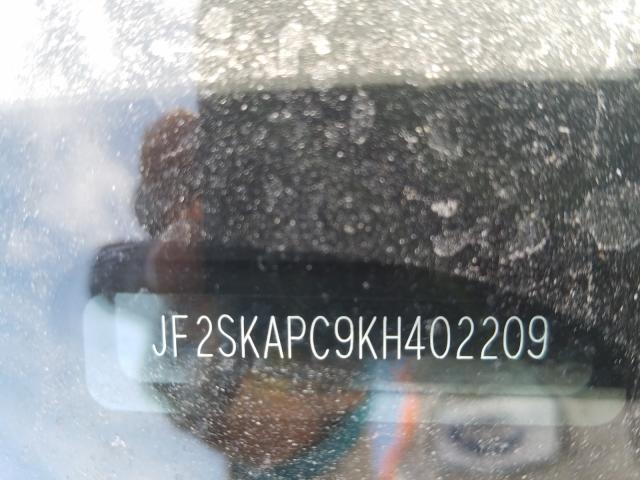 Photo 9 VIN: JF2SKAPC9KH402209 - SUBARU FORESTER S 