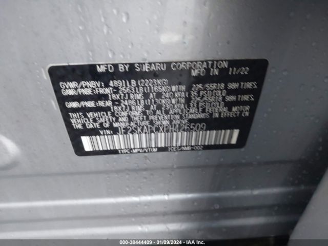 Photo 8 VIN: JF2SKAPCXPH426509 - SUBARU FORESTER 