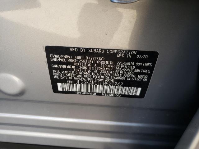 Photo 9 VIN: JF2SKARC1LH521242 - SUBARU FORESTER S 