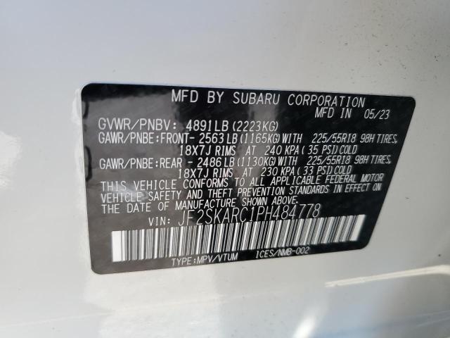 Photo 11 VIN: JF2SKARC1PH484778 - SUBARU FORESTER 