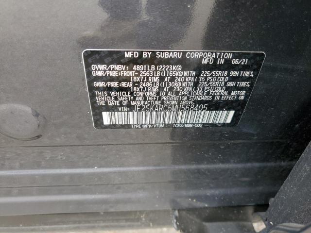 Photo 9 VIN: JF2SKARC5MH568405 - SUBARU FORESTER S 