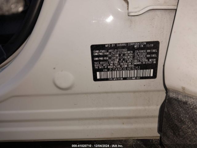 Photo 8 VIN: JF2SKARC6LH476251 - SUBARU FORESTER 