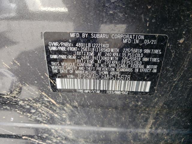 Photo 11 VIN: JF2SKARC6MH515678 - SUBARU FORESTER 