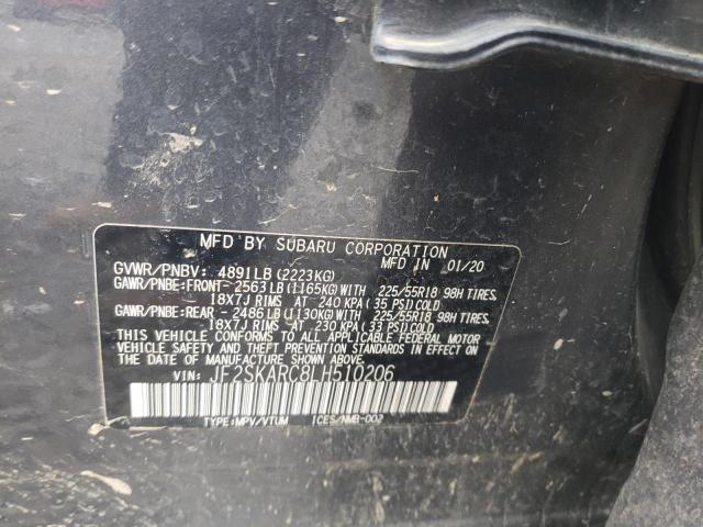 Photo 11 VIN: JF2SKARC8LH510206 - SUBARU FORESTER 