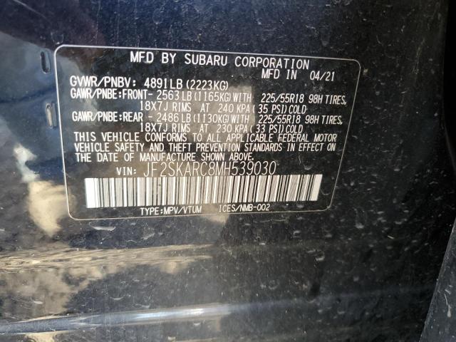 Photo 11 VIN: JF2SKARC8MH539030 - SUBARU FORESTER 