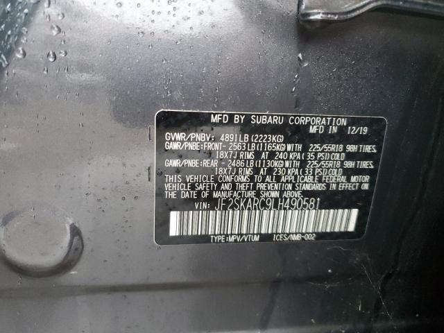 Photo 11 VIN: JF2SKARC9LH490581 - SUBARU FORESTER S 