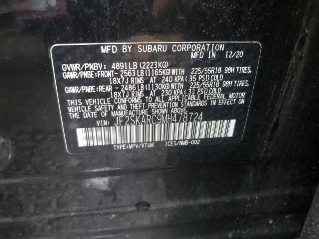 Photo 11 VIN: JF2SKARC9MH478724 - SUBARU FORESTER 