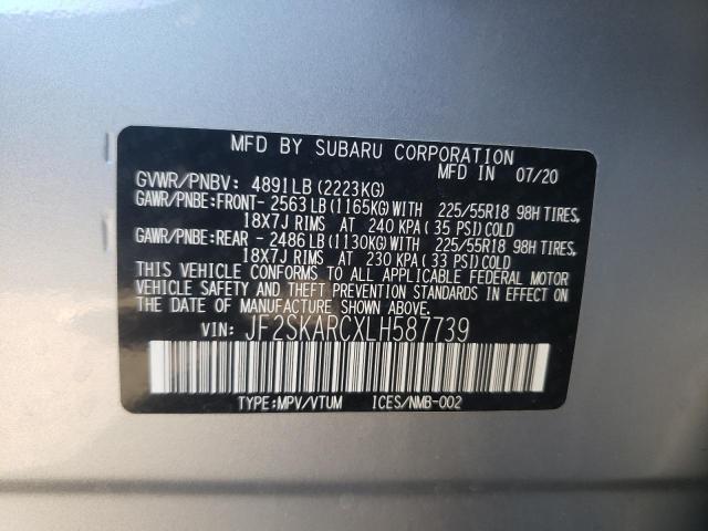 Photo 13 VIN: JF2SKARCXLH587739 - SUBARU FORESTER S 