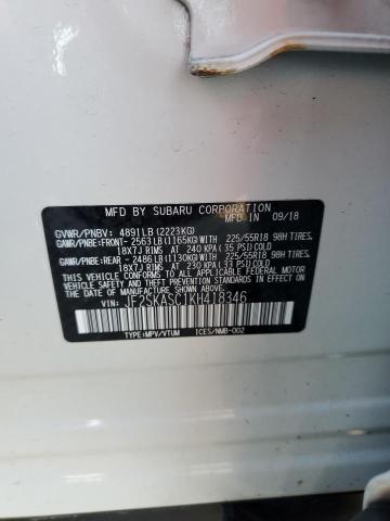 Photo 12 VIN: JF2SKASC1KH418346 - SUBARU FORESTER 