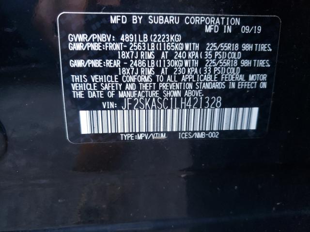 Photo 9 VIN: JF2SKASC1LH421328 - SUBARU FORESTER 